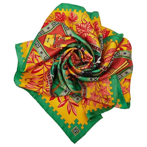 hermes musique des dieux|Musique Des Dieux Hermes Silk Scarf Rare.